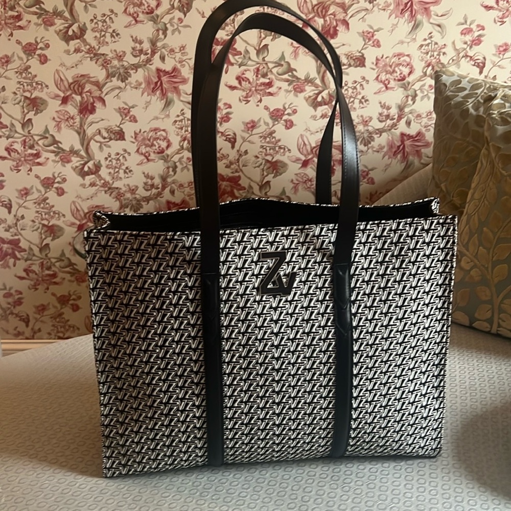 ZADIG & VOLTAIRE ZV Initiale Le Tote Monogram Bag